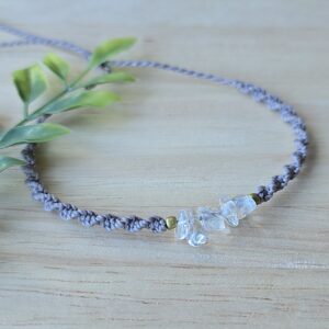 Kvartsiga käepael “Mileena”