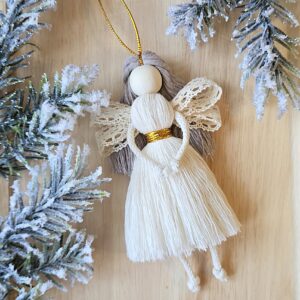 Makramee ingel "Liisa"