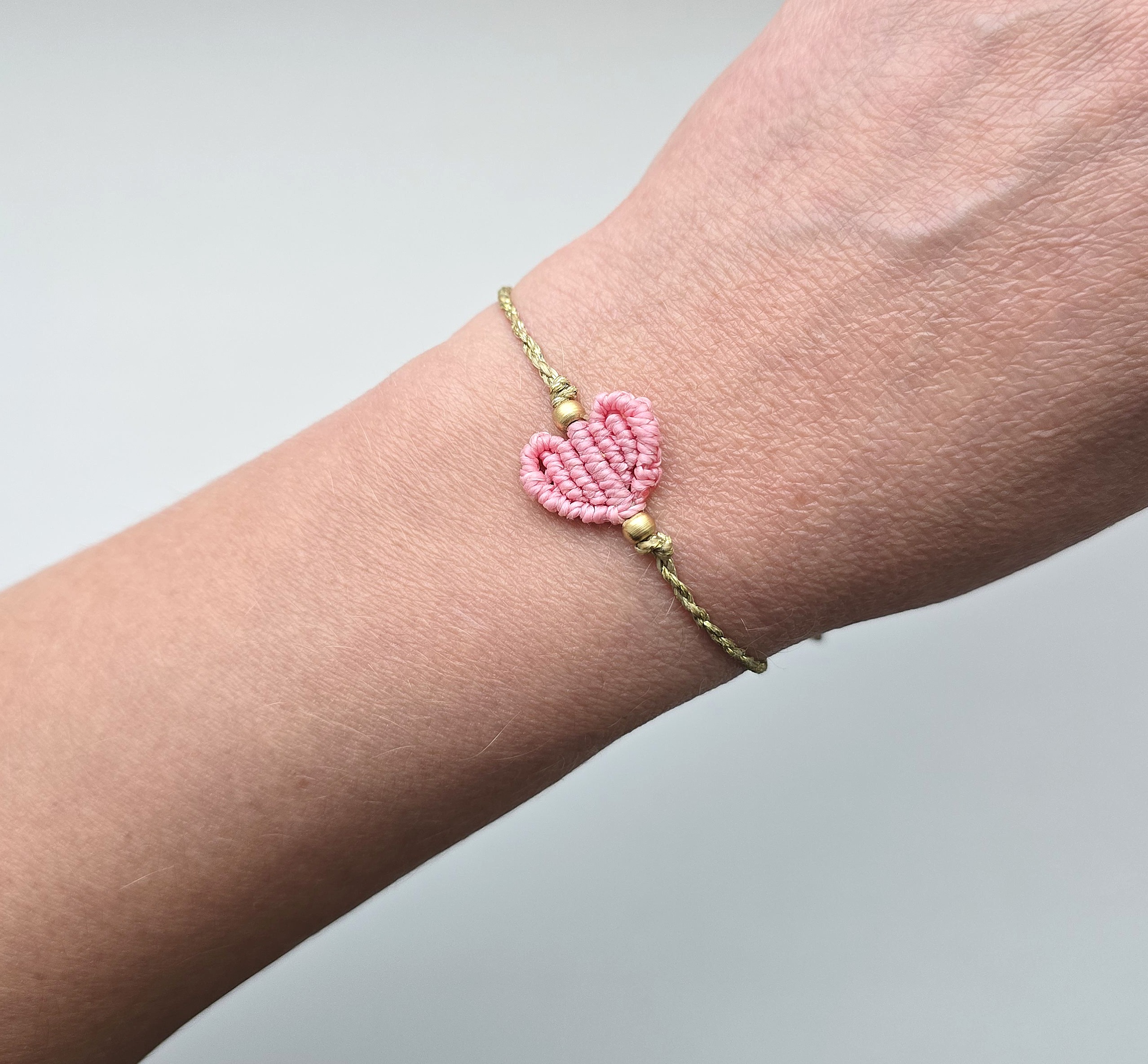 Käepael roosa südamega. - Image 2